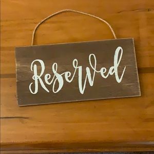 Wedding sign